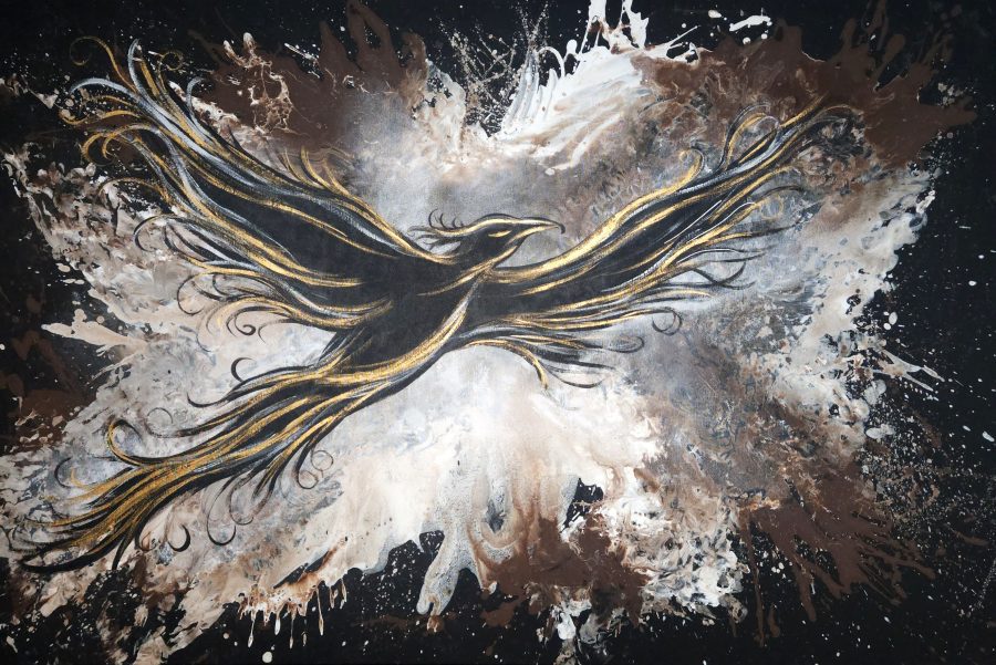 Golden Bird 100x150