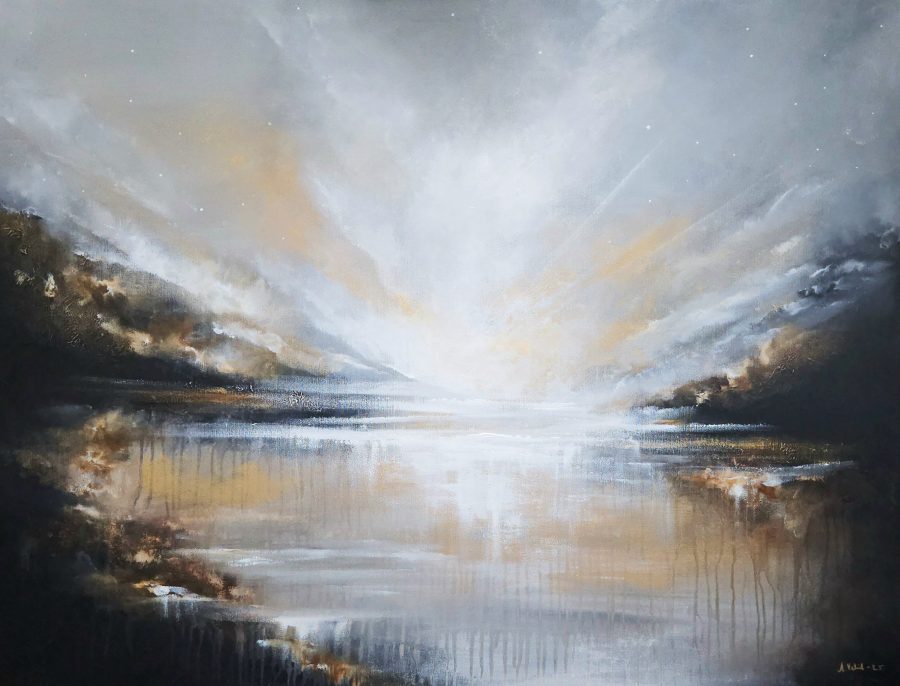 Golden sunset  89x116