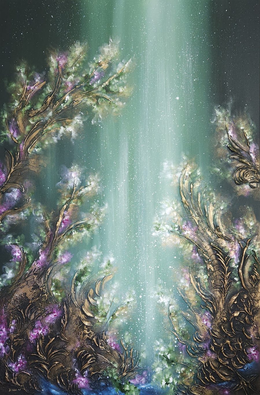 Deep Green Sea  150x100