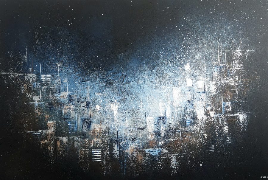 Silver City   100x150  commission