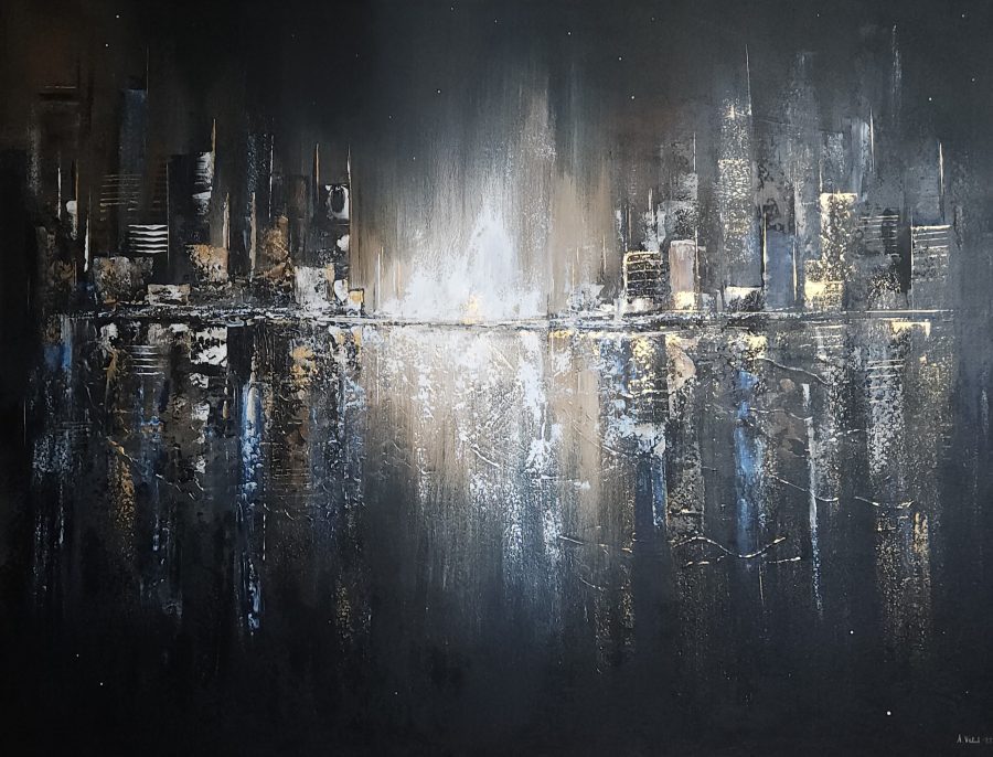 Blue city nights  89x116