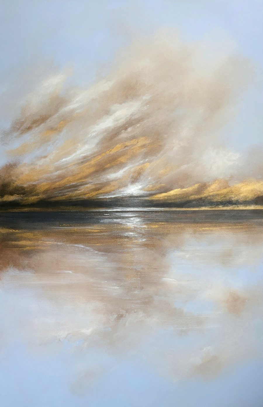 Golden sky 180×120 commission (Price width x height x 0,1)