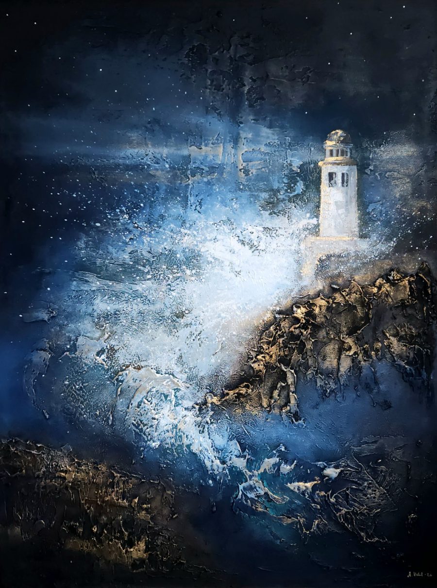 Thru the stormy night  116x89