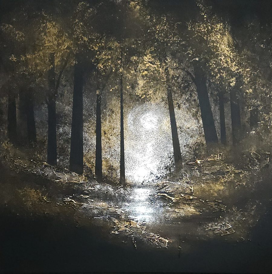 Golden forest  80x80