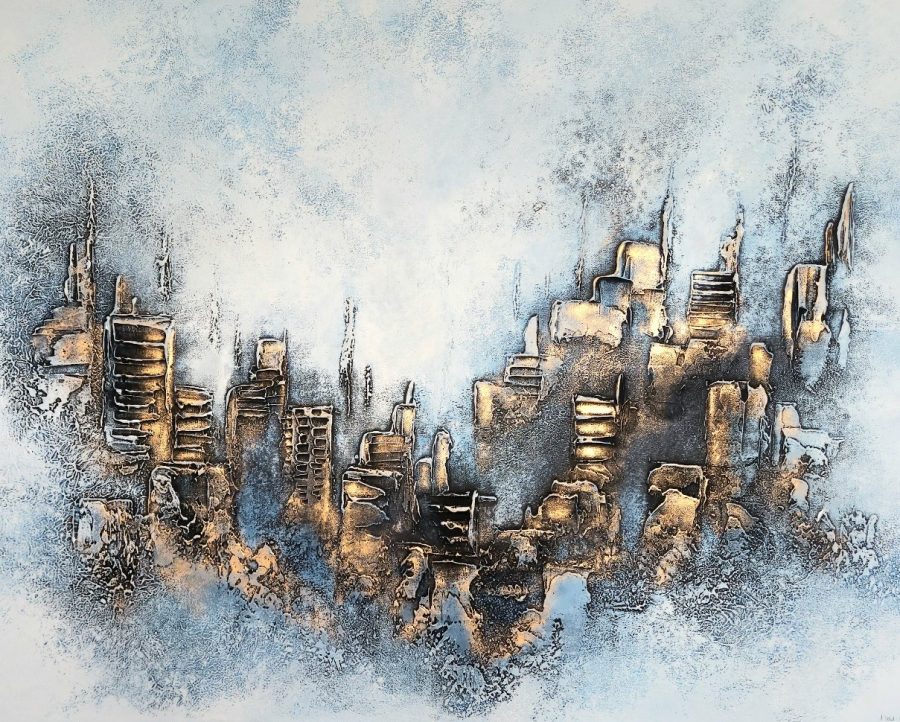 Golden village  81x100