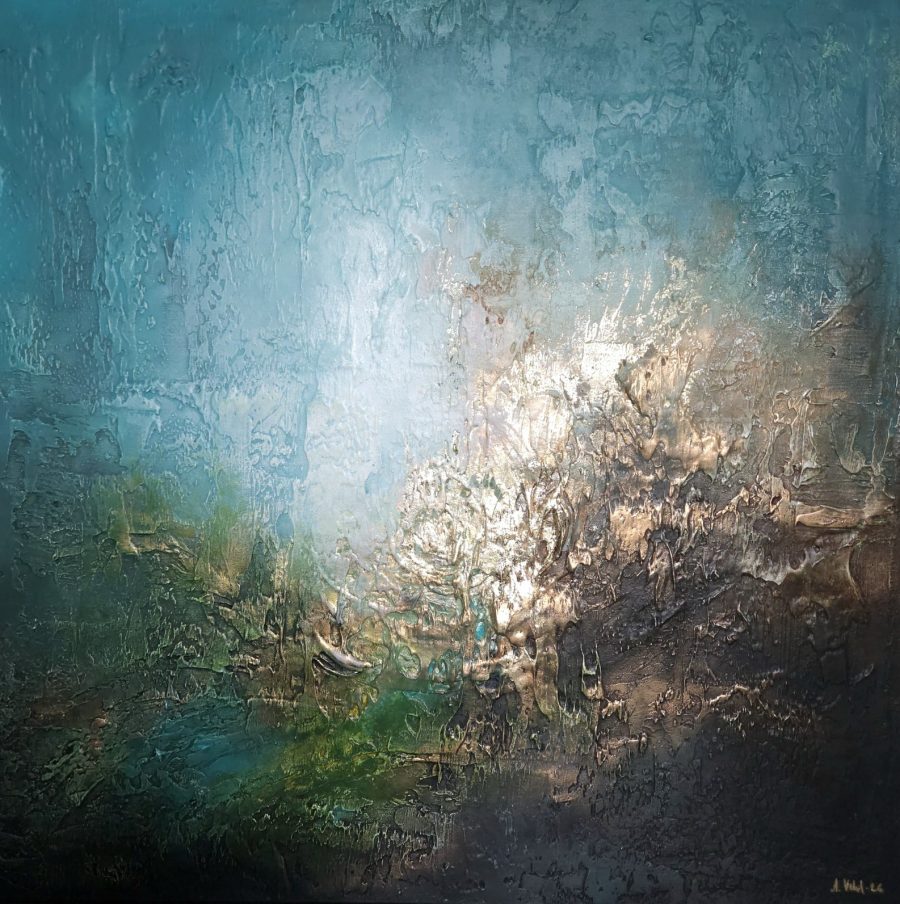 Golden canyon light   80x80