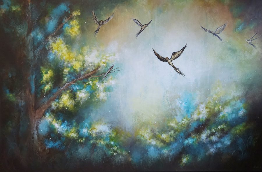 Different wings, same sky  120x180